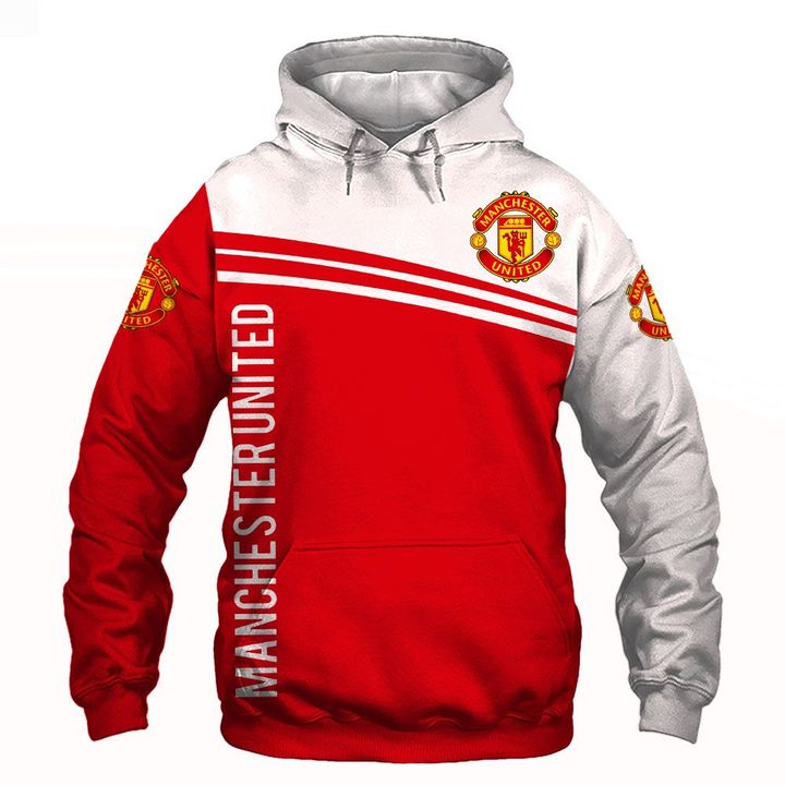 Manchester United Full Printing Hoodie, Zip Hoodie, Down Jacket, Polo, Sweatshirt, T-Shirt