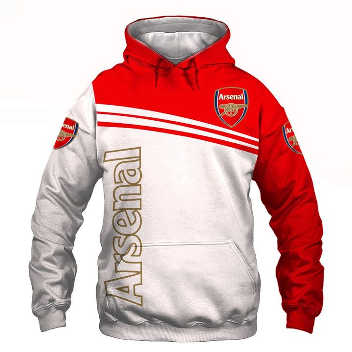 Arsenal Full Printing Hoodie, Zip Hoodie, Down Jacket, Polo, Sweatshirt, T-Shirt