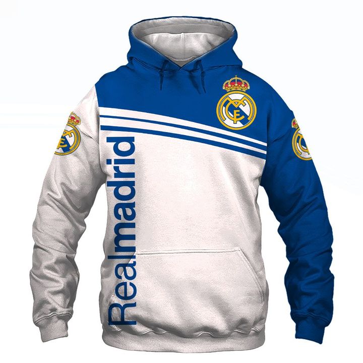 Real Madrid Full Printing Hoodie, Zip Hoodie, Down Jacket, Polo, Sweatshirt, T-Shirt