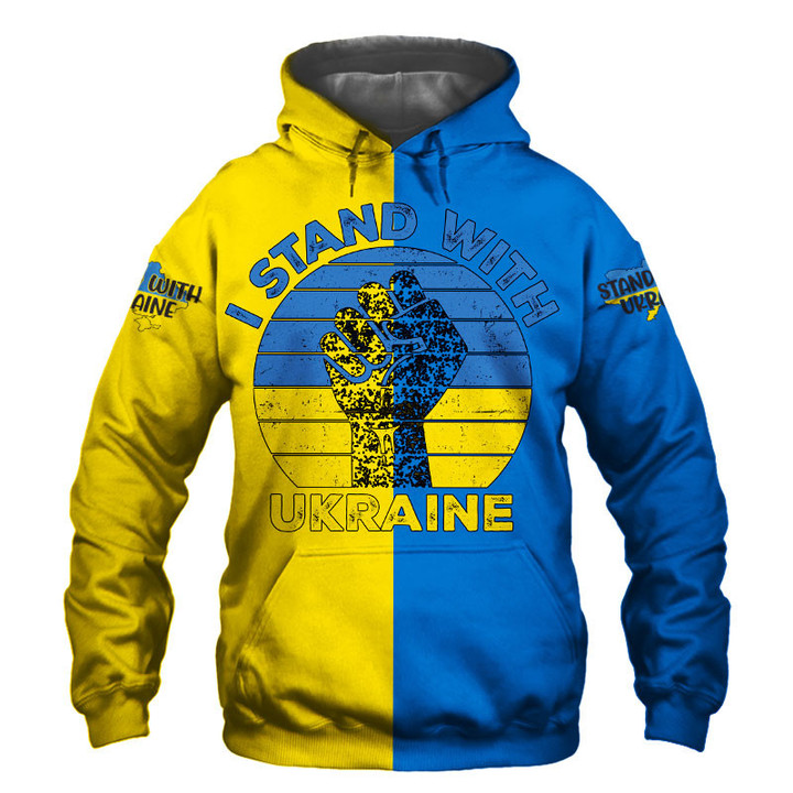 Support Ukraine Stand with Ukraine 3D Full Printing PTDA4468