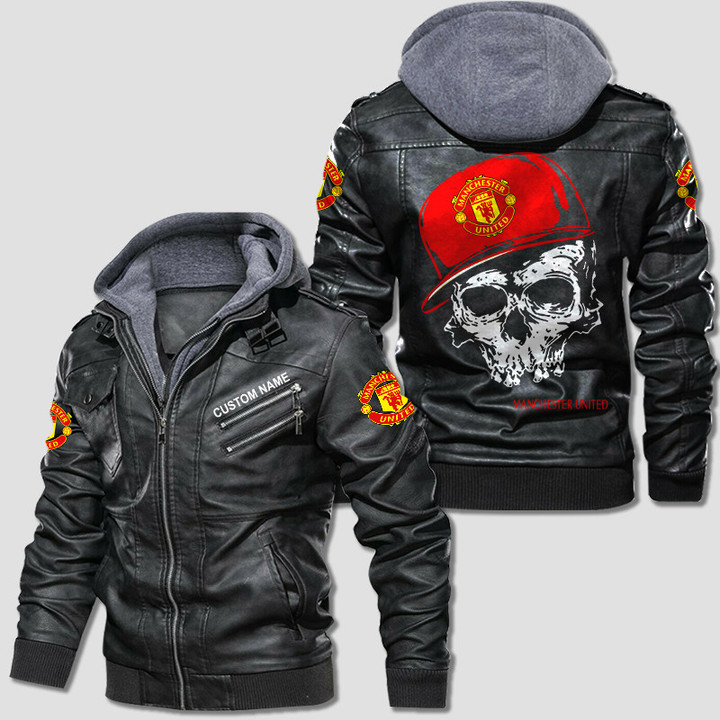 Manchester United FC Leather Jacket SWIN0204
