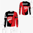 3D ALL OVER PRINTED DUCATI SHIRTS VER2 (RED)