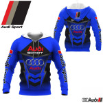 3D All Over Printed Audi Sport VTH-NH Shirts Ver 1 (Blue)