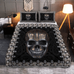 Viking Skull | Halloween Skull - Viking Quilt Bedding Set