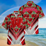 Wisconsin Badgers NCAA1-Summer Hawaii Shirt And Shorts For Sports Fans This Season NA33293 -TP