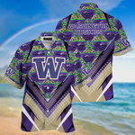 Washington Huskies NCAA1-Summer Hawaii Shirt And Shorts For Sports Fans This Season NA33293 -TP