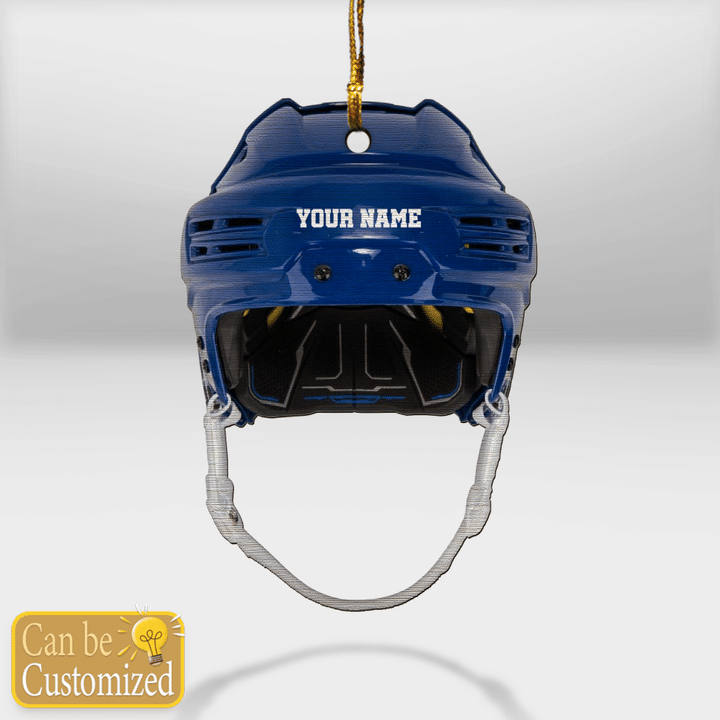 Hockey Helmet - Ornament Custom