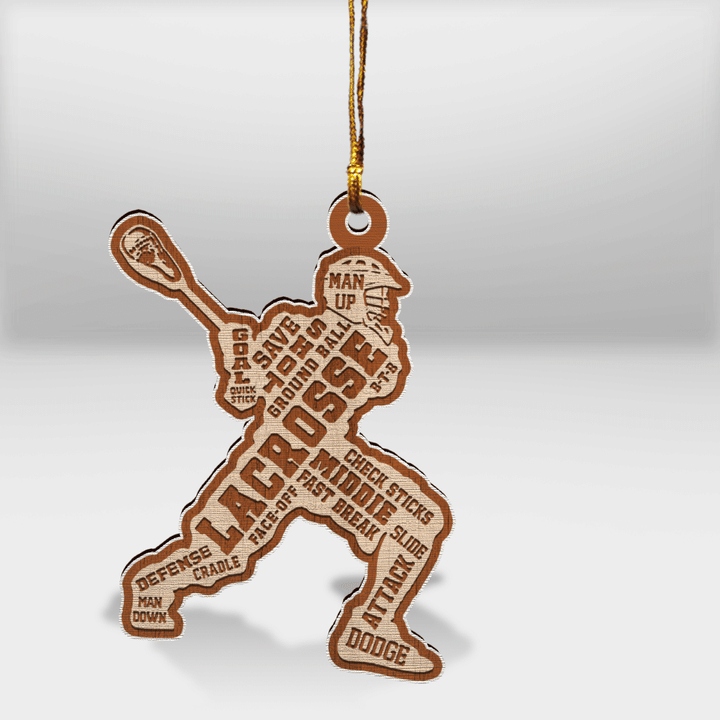 Lacrosse - Custom Ornament