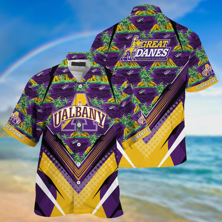 Albany Great Danes NCAA3-Summer Hawaii Shirt And Shorts For Sports Fans This Season NA33293 -TP