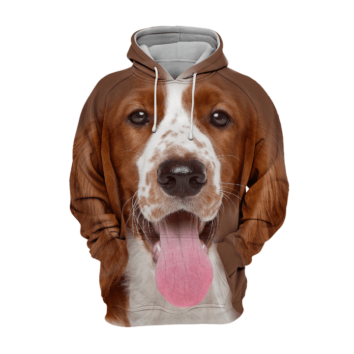 Unisex 3D Graphic Hoodies Animals Dogs Springer Spaniel