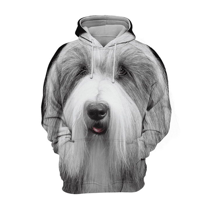 Unisex 3D Graphic Hoodies Animals Dogs Bearded Collie