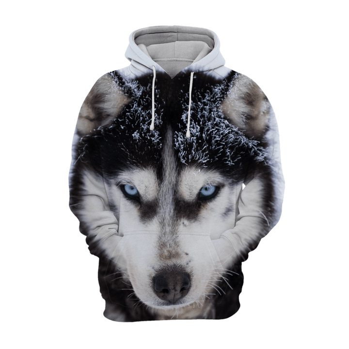 Unisex 3D Graphic Hoodies Animals Dogs Alaskan Husky Snow