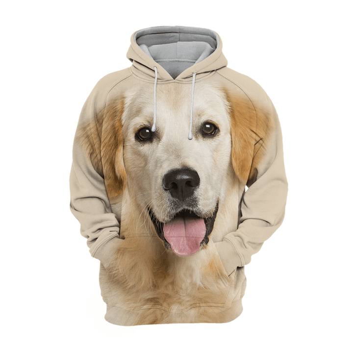 Unisex 3D Graphic Hoodies Animals Dogs Golden Retriever Lovely