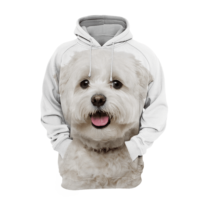 Unisex 3D Graphic Hoodies Animals Dogs Maltese