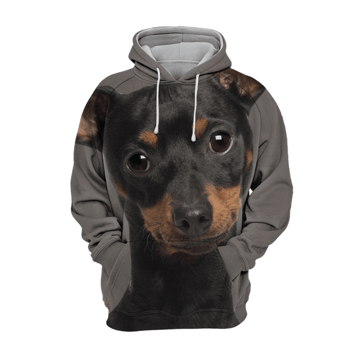 Unisex 3D Graphic Hoodies Animals Dogs Miniature Pinscher