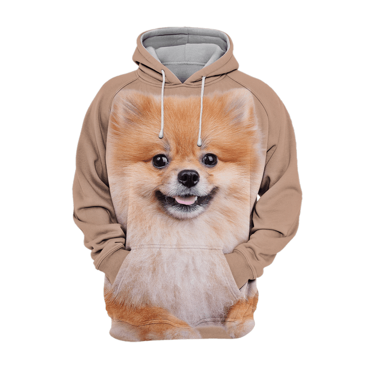 Unisex 3D Graphic Hoodies Animals Dogs Pomeranian