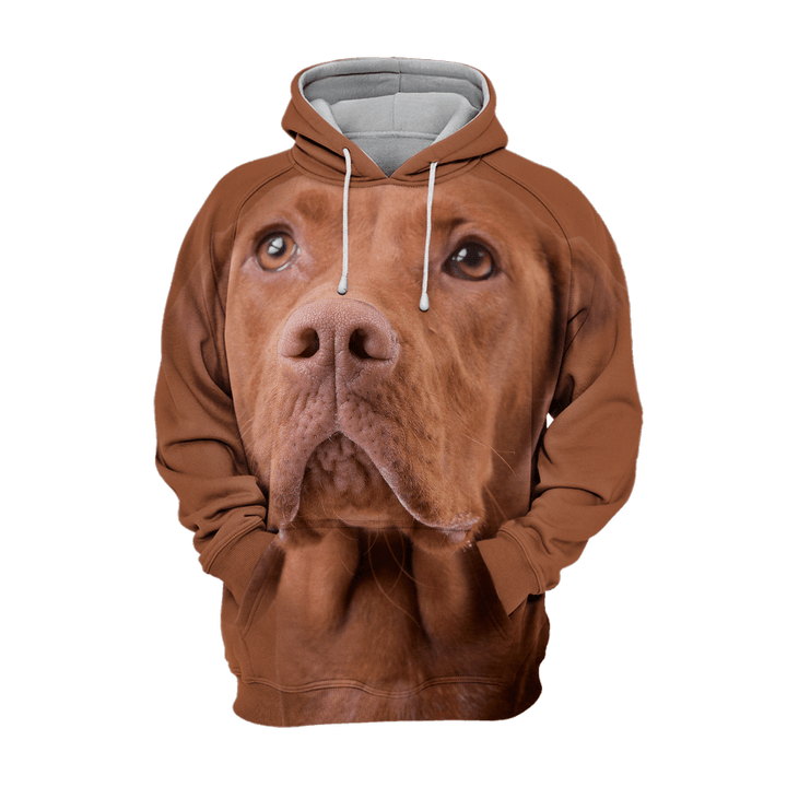 Unisex 3D Graphic Hoodies Animals Dogs Vizsla Hungarian Adorable