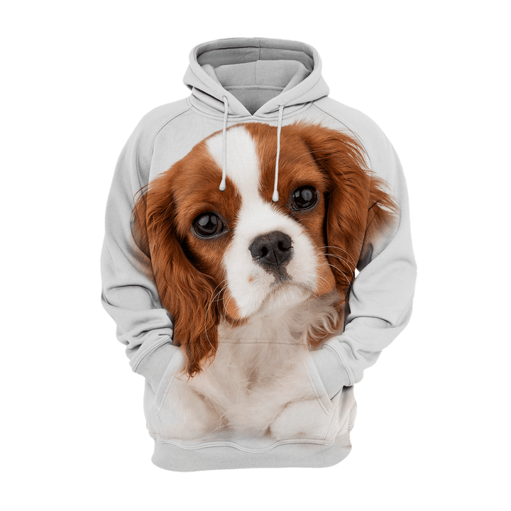 Unisex 3D Graphic Hoodies Animals Dogs Cavalier King Charles Spaniel Puppy