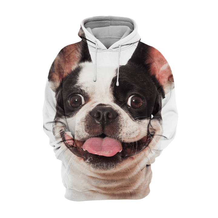 Unisex 3D Graphic Hoodies Animals Dogs French Bulldog / Pitbull
