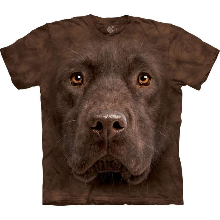 Chocolate Lab Brown T-Shirt- Adult&Kids Unisex T-Shirt