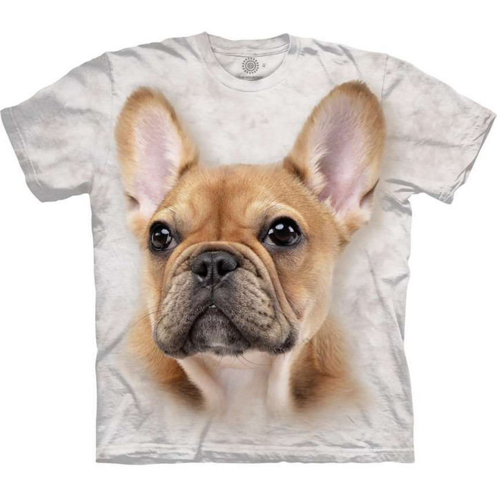 Little Frenchie Face T-Shirt- Adult&Kids Unisex T-Shirt