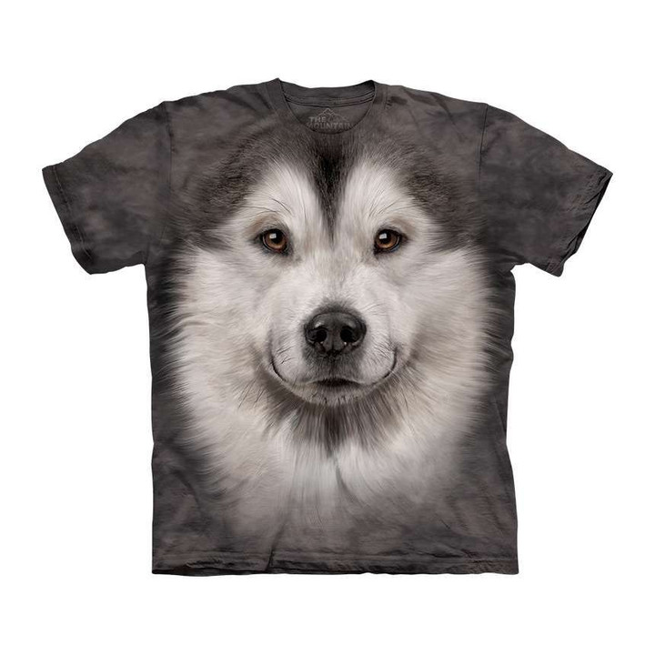 Alaskan Malamute Face T-Shirt- Adult&Kids Unisex T-Shirt