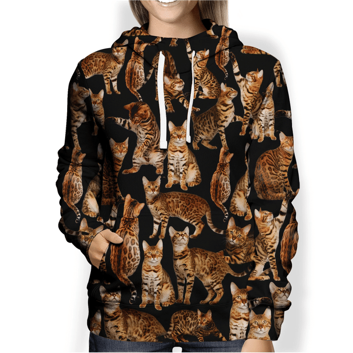 You Will Have A Bunch Of Bengal Cats - Hoodie V1
