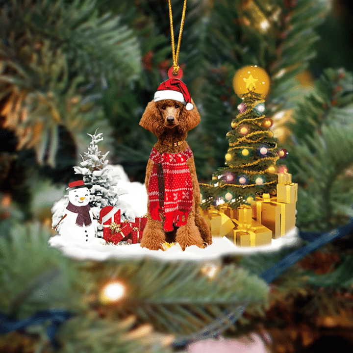 Poodle 03 Christmas Ornament