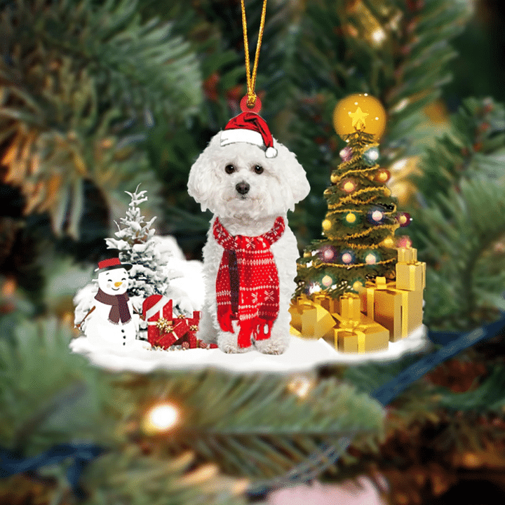 Bichon Frise Christmas Ornament
