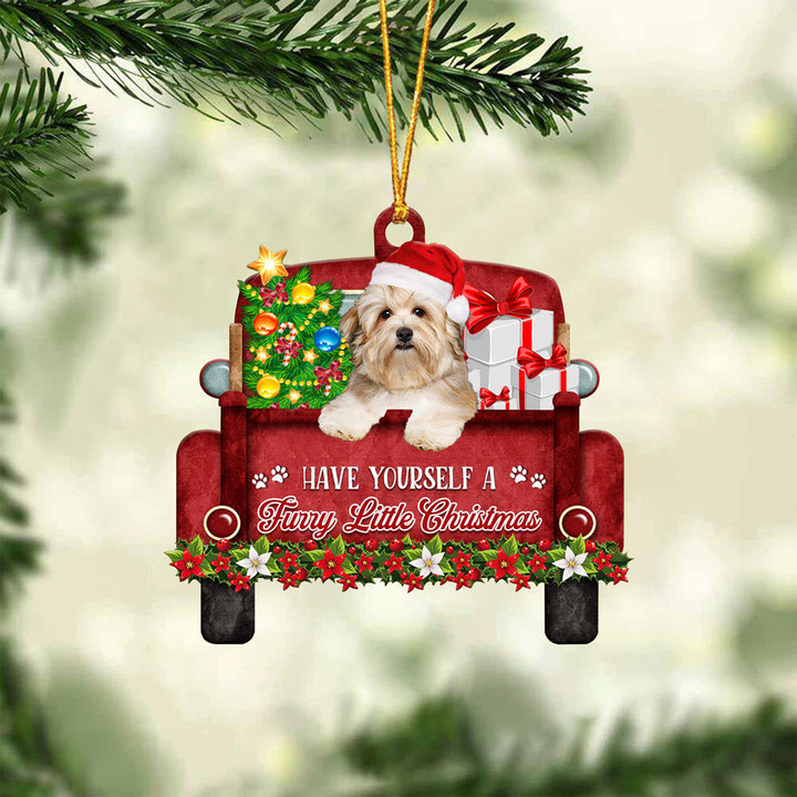 Havanese Have Yourself A Furry Little Christmas Ornament