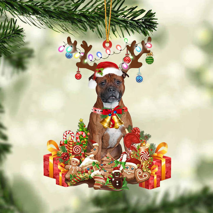Staffordshire Bull Terrier - 2022 New Release Christmas Ornament