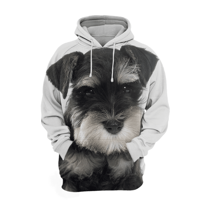 Unisex 3D Graphic Hoodies Animals Dogs Miniature Schnauzer Puppy
