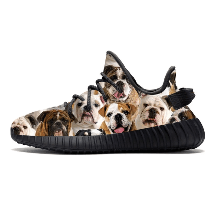 Walk With A Bunch Of English Bulldogs - Sneakers V2