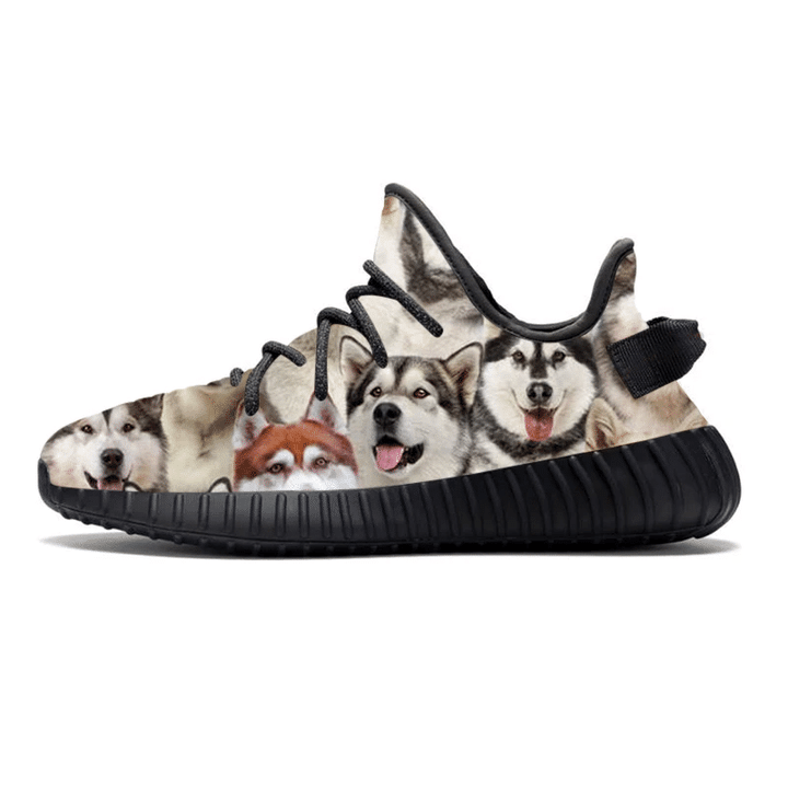 Walk With A Bunch Of Alaskan Malamutes - Sneakers V2