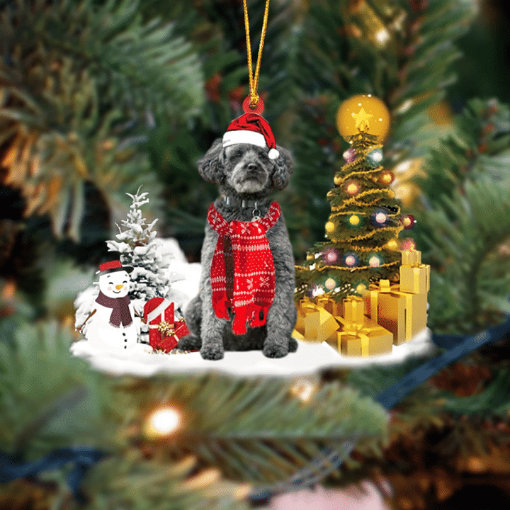 Schnoodle  Christmas Ornament