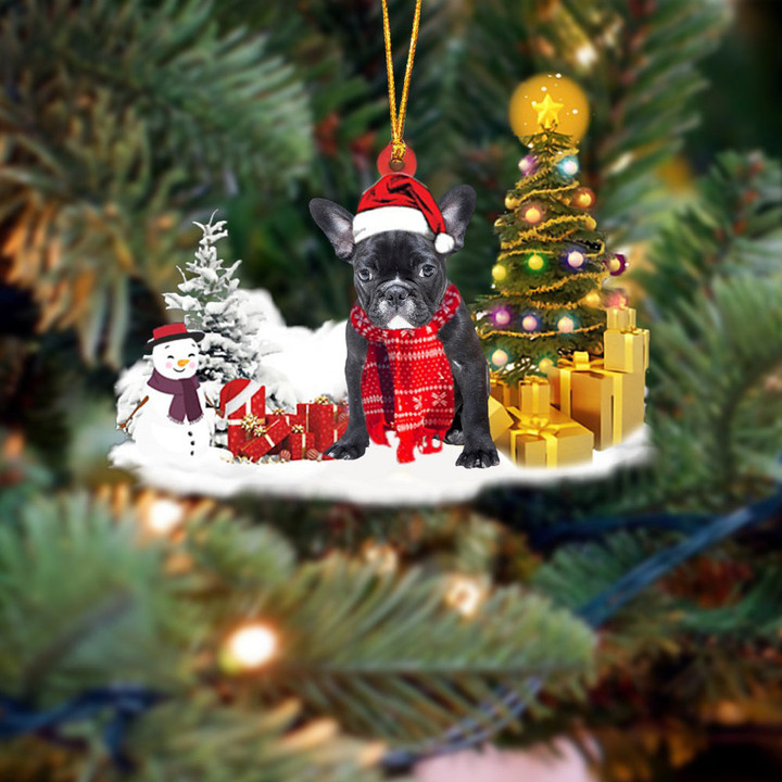 French Bulldog (2) Christmas Ornament