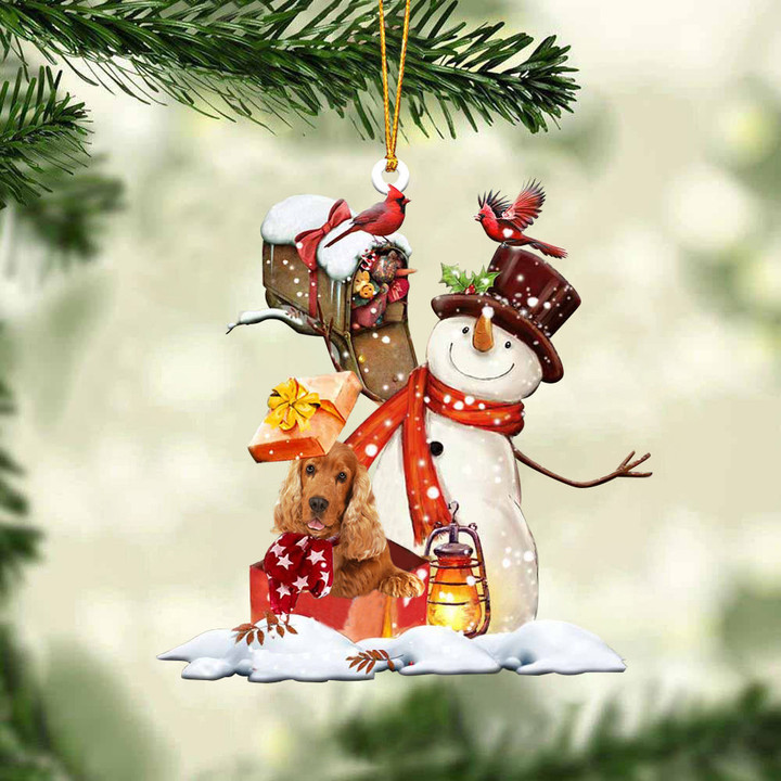 Cocker Spaniel03 In Mailbox Gift Christmas Ornament