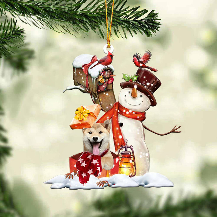 Shiba Inu06 In Mailbox Gift Christmas Ornament