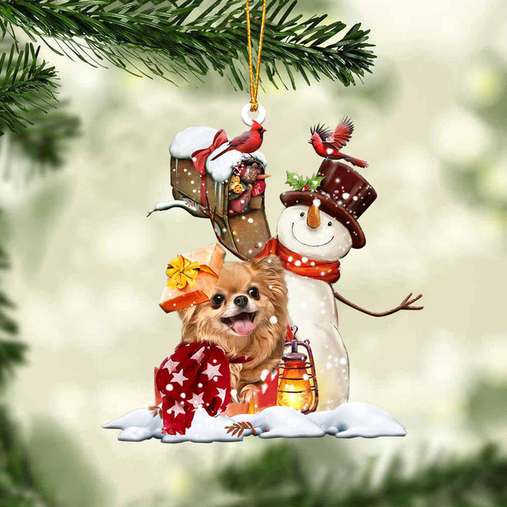 Chihuahua022 In Mailbox Gift Christmas Ornament