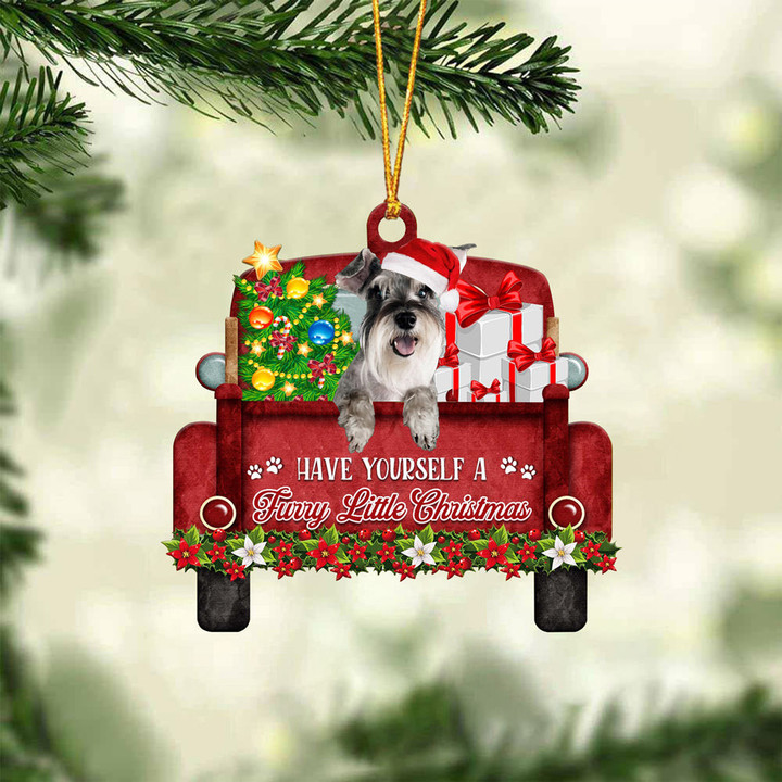 Schnauzer  Have Yourself A Furry Little Christmas Ornament