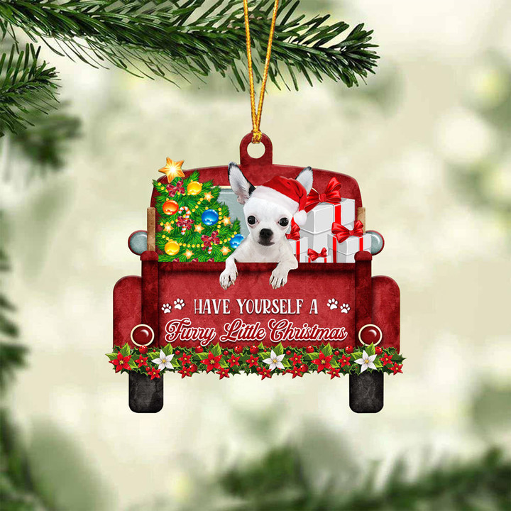Chihuahua 2 Have Yourself A Furry Little Christmas Ornament