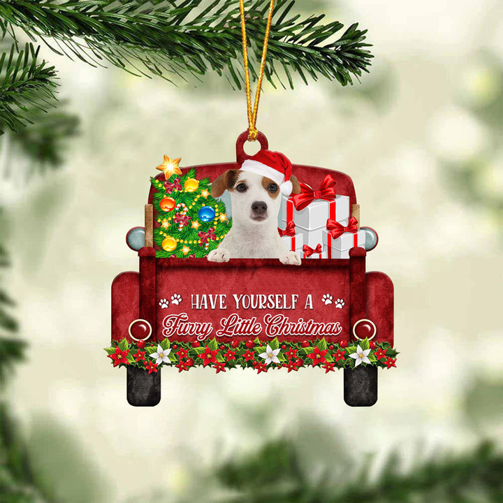 Jack Russell Terrier Have Yourself A Furry Little Christmas Ornament