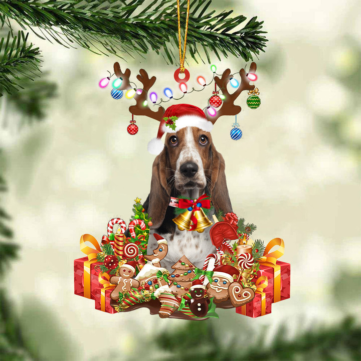 Basset Hound1-2022 New Release Christmas Ornament