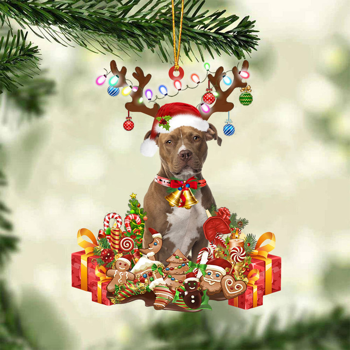 Pit Bull1 -2022 New Release Christmas Ornament