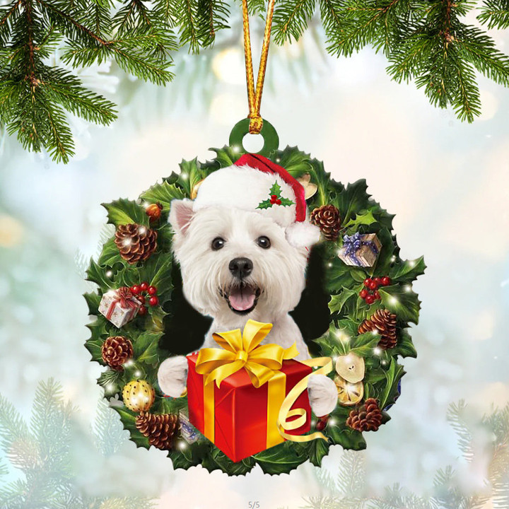 West Highland White Terrier Christmas Gift Hanging Ornament