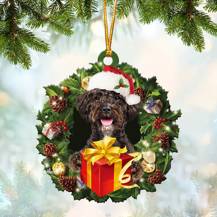 Schnoodle Christmas Gift Hanging Ornament