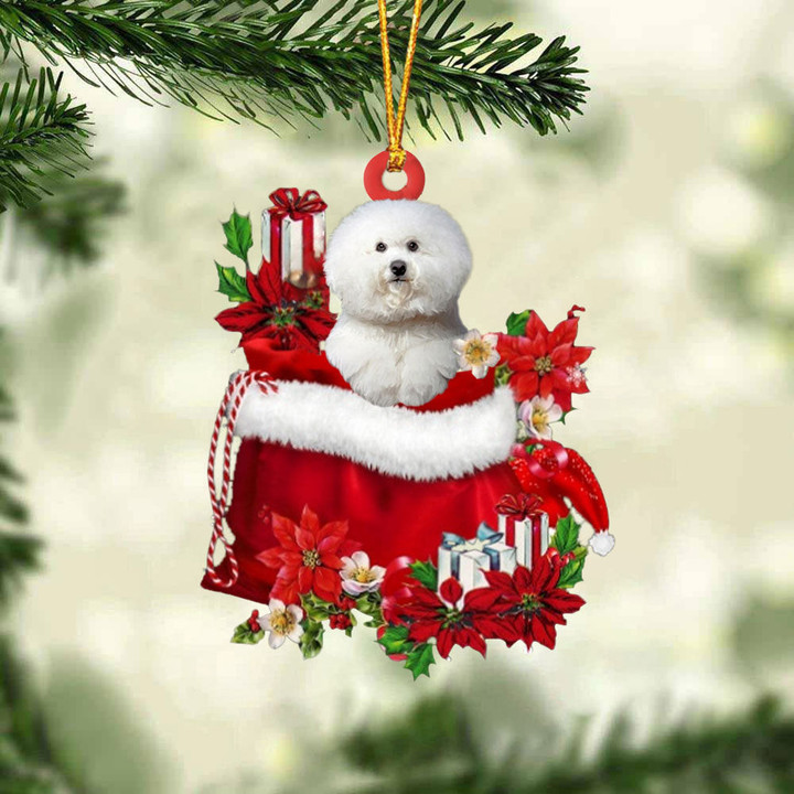 Bichon Frise03 Gift Bag Christmas Ornament