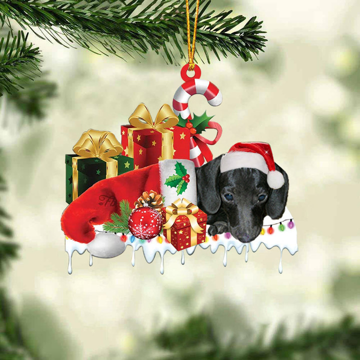 Dashuand (Black) Merry Christmas Hanging Ornament-0211
