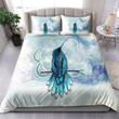 Blue Mandala Hummingbird Bedding Set