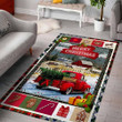 Country Life Red Truck Christmas Living Room Rug MP783